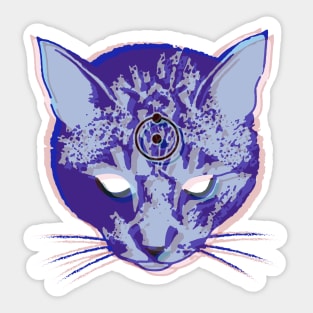 dr cathattan (cat lover) Sticker